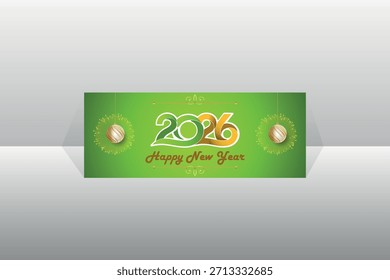 Feliz Año Nuevo Diseño de Tarjeta Postal