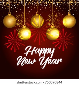 happy new year postcard