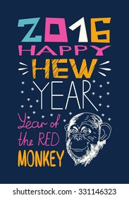 happy New Year. poster