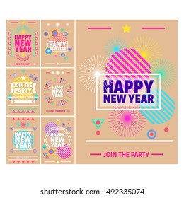 Afiche de Feliz Año Nuevo