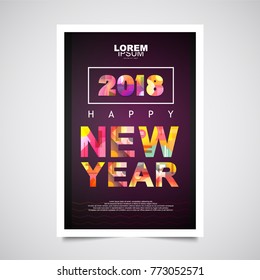 Happy New Year Poster Background