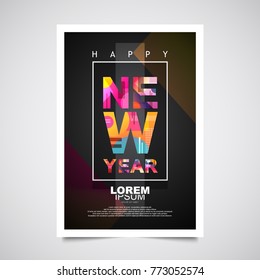 Happy New Year Poster Background