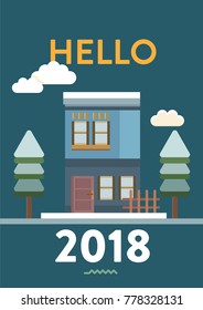 Happy New Year Poster Design