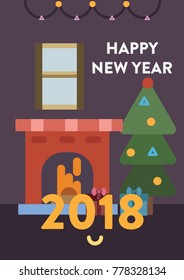 Happy New Year Poster Design