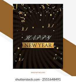 Happy New Year Poster flyer