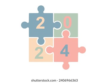 Happy New Year in puzzle form