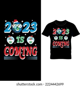  Happy New Year Retro T-Shirt Design,New Year Design, New Year Crew, Happy New Year T-shirt Design.