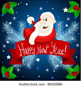 Happy new year santa