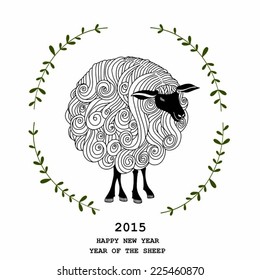 Happy New Year , Year of the sheep