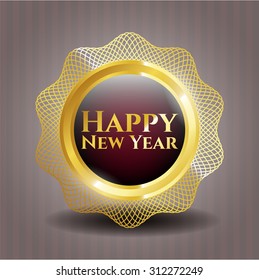 Happy New Year shiny badge