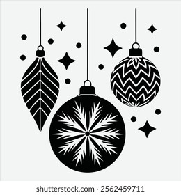 Happy new year, Silhouette White background illustration