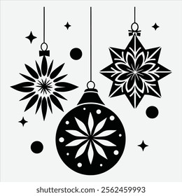 Happy new year, Silhouette White background illustration
