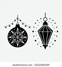 Happy new year, Silhouette White background illustration