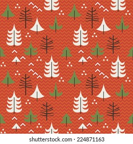 Happy New Year. Simple seamless pattern.
