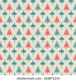 Happy New Year. Simple seamless pattern.