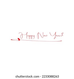 Happy new year , simple template