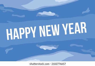 happy new year sky blue for happy feels