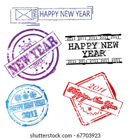 Happy New Year Stamp Set 2