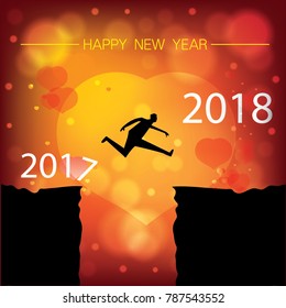 Happy New Year, NEW YEAR NEW START 2017 to 2018