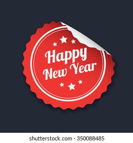 Happy New Year Sticker
