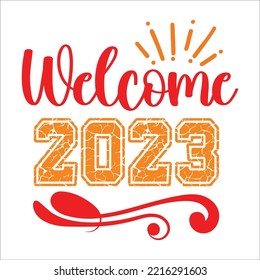 Happy new year svg cut file
