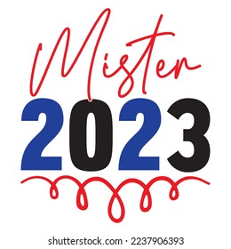Happy New Year SVG Design Vector File.
