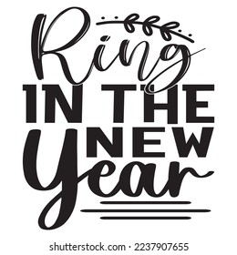 Happy New Year SVG Design Vector File.