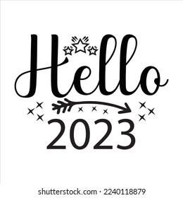 Happy New Year SVG Design Bundle 2023