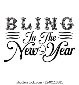 Happy New Year SVG Design Bundle 2023