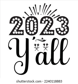 Happy New Year SVG Design Bundle 2023