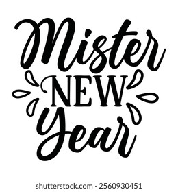 Happy new year SVG,, Design | Happy New Year SVG,, Cut File for Cutting | New year concept, lettering vector illustration isolated on white background.
