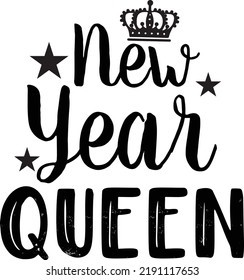Happy New Year SVG T Shirt Design