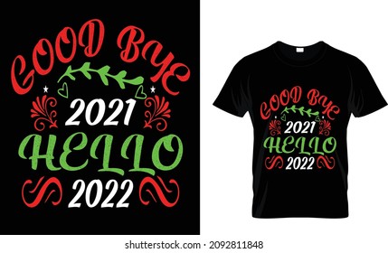 happy new year t shirt design