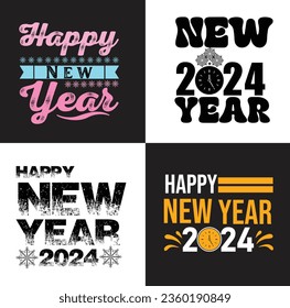 happy new year t shirt design, happy new year 2024, t shirt design, vector, happy new year, typography,
holiday, new year t shirt design, 2024 t shirt,  trendy, festival, fireworks, 