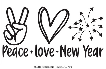 Happy New Year T shirt Design, Happy New Year 2023, New Year T shirt Design Bundle.