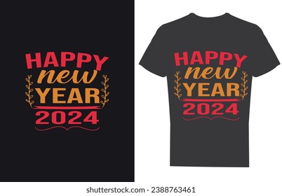HAPPY NEW YEAR T SHIRT DESIGN