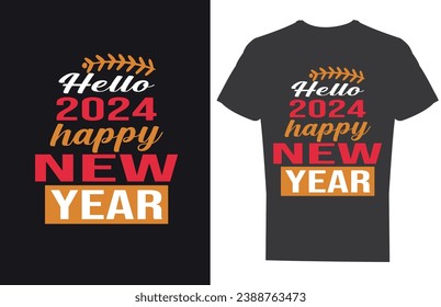 HAPPY NEW YEAR T SHIRT DESIGN