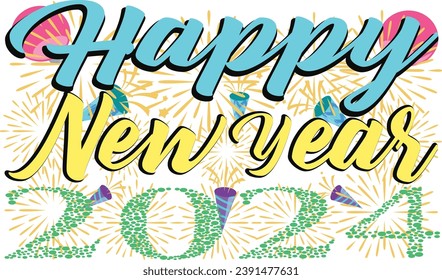  HAPPY NEW YEAR  T SHIRT DESIGN RETRO DESIGN