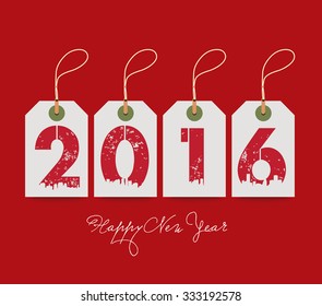 Happy new year with tags