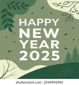 Happy New Year Template Vector art illustration eps