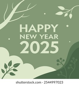 Feliz Año Nuevo Plantilla Arte vectorial ilustración eps