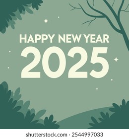 Happy New Year Template Vector art illustration eps