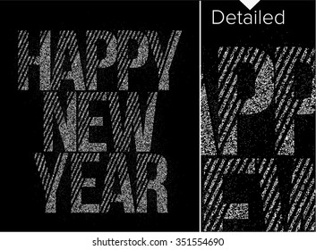 Happy new year Text Design
