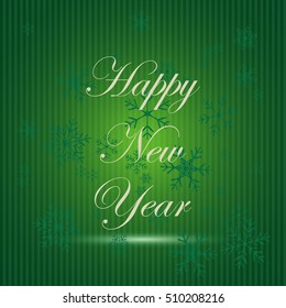 Happy New Year , text design. Vector greeting illustration