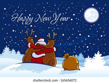 Happy New Year.
Text is easily removed!