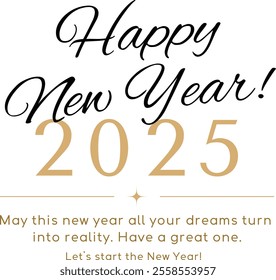 Happy New Year Text Effect Design 