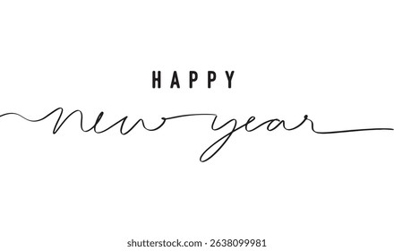 happy new year text font calligraphy hand written lettering script black color object happy new year 2025 2026 time calendar happy new year 2026 2025 winter season december january month gift xmas