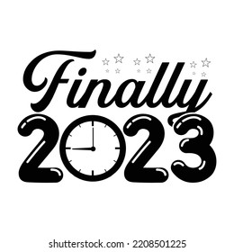 Happy new year t-shirt design vector template