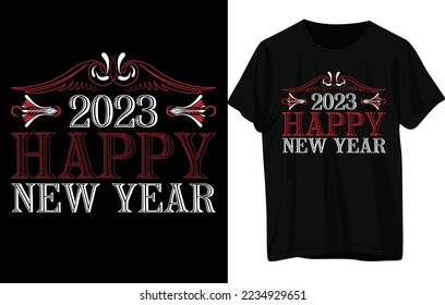 Happy New Year T-Shirt Design