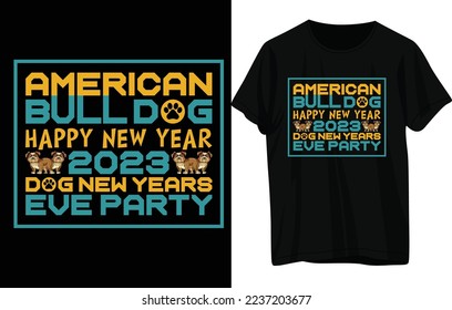 Happy New Year T-Shirt Design . 